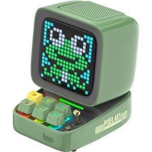 Divoom Ditoo Retro Pixel Art Bluetooth Speaker, Custom Pixel Screen